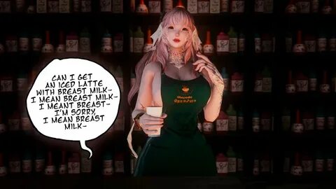 iza 🌸 (@oftherubysea): ""Can I get that breast milk latte, t