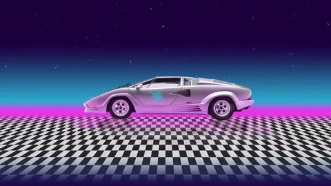 Vaporwave Car Wallpaper posted by Ryan Tremblay