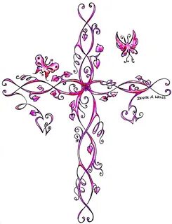 Cross Tattoo by Denise A. Wells A Cross made from vines, l. 