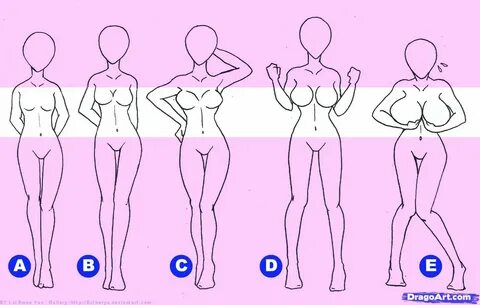 Drawing different boob sizes