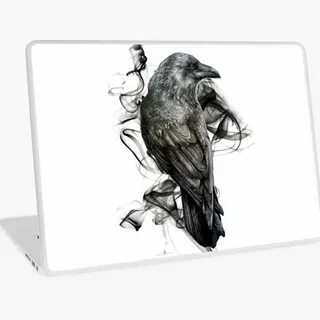 "crow gothic bird raven realism drawing sketch tattoo" Lapto