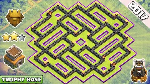 Clash of Clans (COC) TH8 Trophy Base 2017 ♦ Town Hall 8 Trop