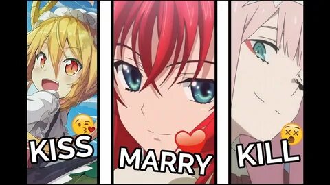 Anime Waifu Kiss Marry Kill 2 Year Anniversary Special - You