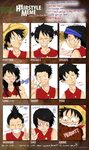 HairStyle Meme : Monkey D. Luffy by HoshiDKCrow on deviantAR