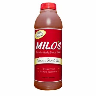 Milo’s Famous Sweet Tea, 100% Natural, 20 Fl. Oz. Bottle - W