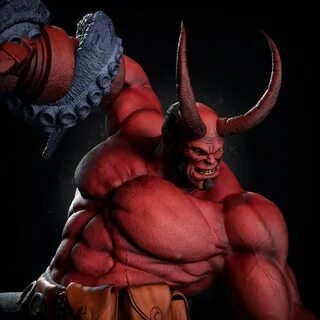 ArtStation - Hellboy collectible statue