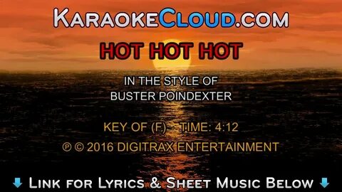 Buster Poindexter - Hot, Hot, Hot (Backing Track) - YouTube