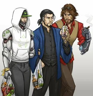 Overwatch: Genji, Hanzo, McCree Overwatch comic, Overwatch h