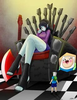 Marceline's takhta - adventure time with finn and jake foto 