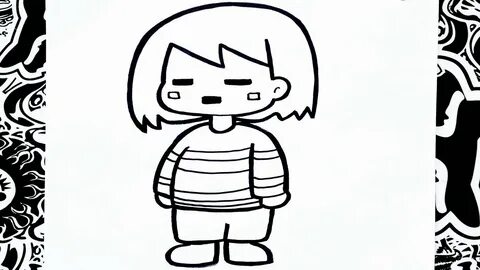 how to draw frisk #99DEGREE