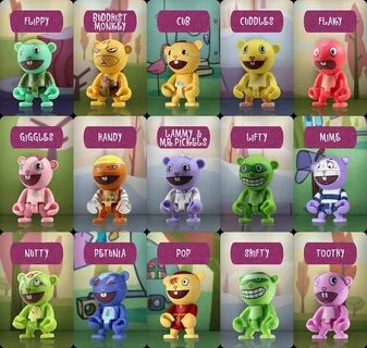 Купить happy tree friends trading figures series1 (no) заказ