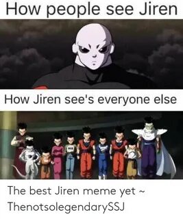 How People See Jiren How Jiren See's Everyone Else the Best 