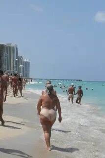 nude bathers at Haulover Beach on July 11, 2009.
