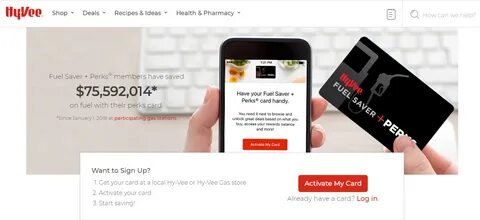 www.hy-veeperks.com - Hy-Vee Fuel Saver + Perks Card Activat