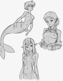 Mermaid Jude, Mutio, and Mayumi Kino OC, Blu... Beast Hentai