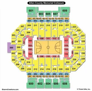 Allen County War Memorial Coliseum Seating Chart Seating Cha