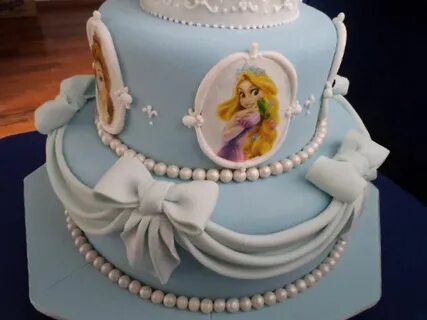 Three Tier Cinderella Princess Cake Rapunzel Cake, Birthday 