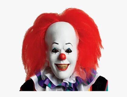 Red Hair Scary Clown Halloween - Clown Png, Transparent Png 