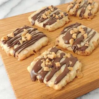 Coffee Toffee Shortbread Squares - SideSwipe Shortbread, Tof