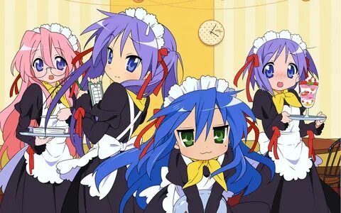 Скачать обои Аниме Счастливая звезда (Lucky Star) (1440x900)