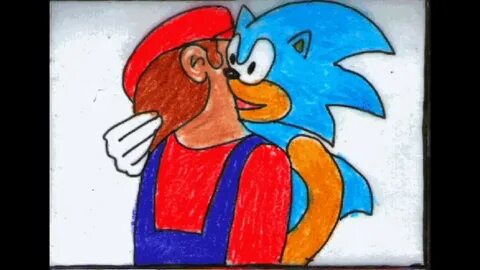 mario sonic kiss - YouTube