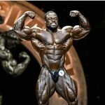 Brandon Curry's front double biceps is very impressive Best 