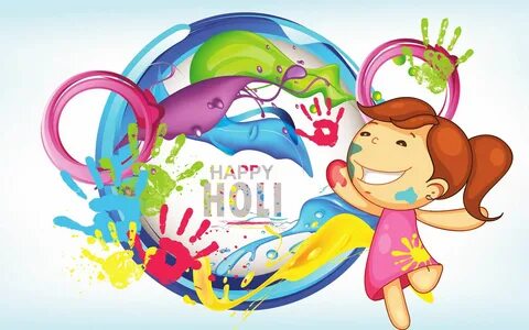 Happy Holi Images Cartoon - 1920x1200 - Download HD Wallpape