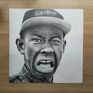 My drawing of Tyler the Creator - Imgur