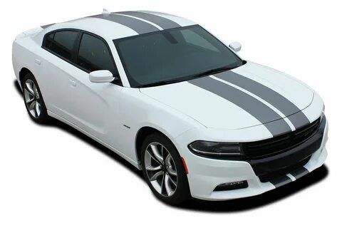 2015-2022 Dodge Charger Racing Stripes N-CHARGE RALLY Hood D