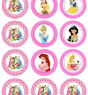 Disney Princess Cutouts Printables Princess cupcake toppers,
