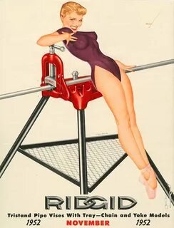 Pinups: George Petty's Ridgid Tools Calendars - AnimationRes