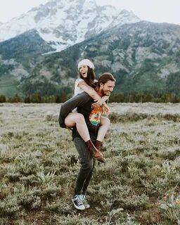 Piggyback rides through the mountains with your person Katie