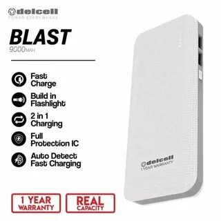 Jual POWERBANK POWER BANK PB DELCELL BLAST 9000 MAH 9000MAH 