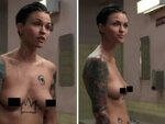 Adoring fan throws lacy pink underwear at Ruby Rose while sh