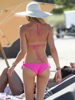 JESSICA HART in Bikini at a Beach in Miami - HawtCelebs