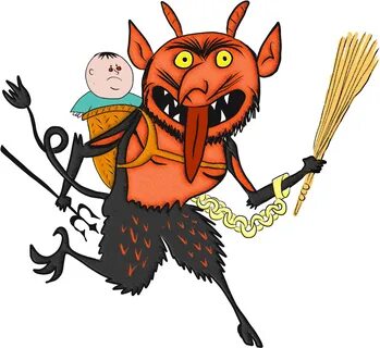 Krampus With Pagonis Clipart - Full Size Clipart (#2526306) 