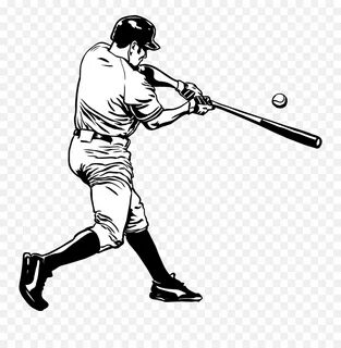 Mlb Baseball Player Batting - Baseball Player Batting Drawin