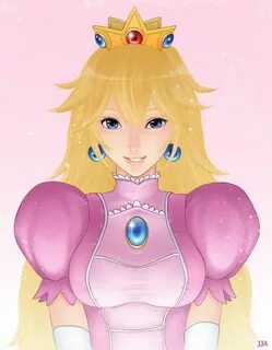 Princess Peach Fan Art Princess peach, Peach mario, Peach