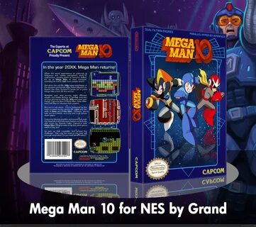 Mega Man 10 NES Box Art Cover by Grand