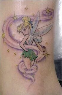 25 Cute Tinkerbell Tattoos - SloDive Tinker bell tattoo, Dis