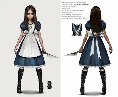 Alice: Asylum Dress Concepts American McGee's Alice Amino