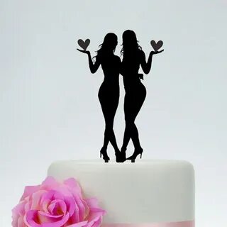 Топпер для свадебного торта лесбиянок с г н и жа по индивиду
