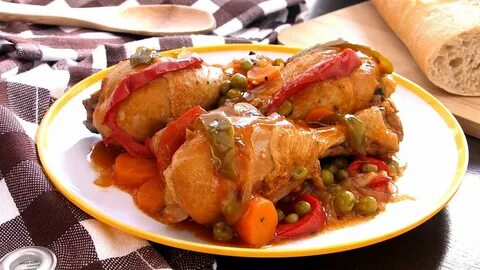 Pollo a la Portuguesa Receta de pollo guisado ✅ - YouTube
