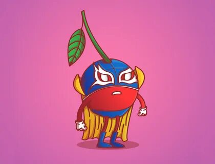 Mucha Lucha Cherry by Andre Ferreira on Dribbble