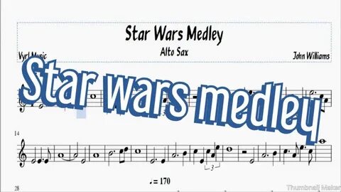 Star Wars medley (alto sax) - YouTube