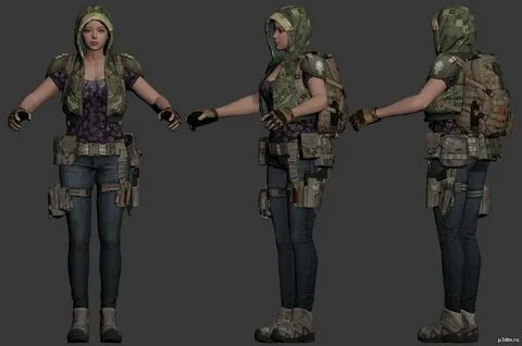 Elena " Pack 3D models 3d model character, Female armor, Ani