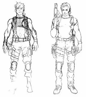 Chris Redfield Concept - Characters & Art - Resident Evil 5 