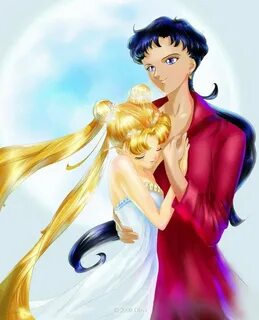 Kou Seiya / Sailor Star Fighter Fan Art: Seiya and Usagi Sai