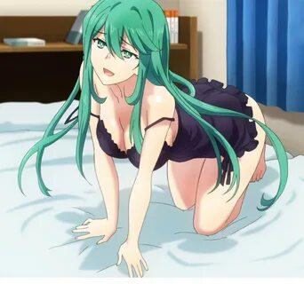 The Big ImageBoard (TBIB) - 1girl bed bra date a live green 