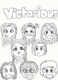 Victorious Cast Coloring Pages Sketch Coloring Page - Colori